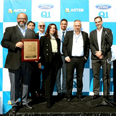 ARTEB acaba de receber a certificação concedida pela montadora Ford: Q1 