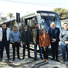 Compagas e Scania iniciam uma demonstração com um ônibus 100% movido a gás natural