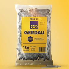 Gerdau lança a nova embalagem da sua linha de pregos