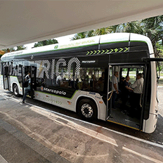 MARCOPOLO INICIA EM BELÉM APRESENTAÇÕES DO SEU ÔNIBUS  100% ELÉTRICO ATTIVI INTEGRAL NA REGIÃO NORTE