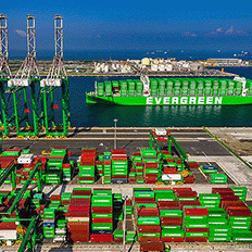 Evergreen tem como meta atingir zero emissões líquidas até 2050