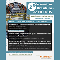 Tecnologia de membranas filtrantes é tema relevante para o setor de filtração de ETA/ETE e reúso