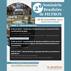 2° Seminário Brasileiro de Filtros renova sua parceria com a ABRAFIPA 