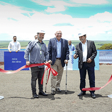 Cerimônia de início das obras da Usina Termelétrica Cidade do Livro 