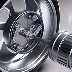 Hyundai e a Kia apresentaram o uni wheel: um conceito de transmissão veicular para veículos elétricos 