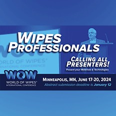 The World of Wipes® (WOW) International Conference Calls for Presentations