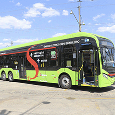 A Eletra entrega mais 15 ônibus elétricos para a cidade de São Paulo 