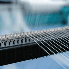 Tecidos e feltros para filtração industrial sólido-líquido, sólido-ar e sólido-gás