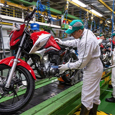 Produção de motocicletas em janeiro chega a 141,2 mil unidades 