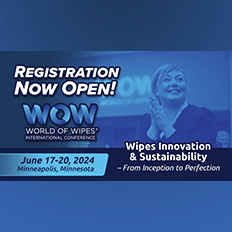 The World of Wipes® International Conference 2024 Opens Registration