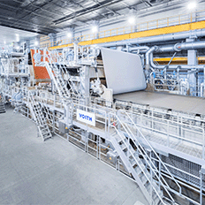 Voith e a Schumacher Packaging concluíram com sucesso o start-up da PM 2 na Polônia 