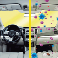 Brasil, clima tropical, verão, ar-condicionado e filtro de cabine para ter ar limpo no carro