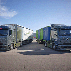 Caminhão elétrico à bateria da Mercedes-Benz começa uma importante etapa de testes junto a clientes 
