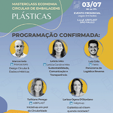 2a edição do Masterclass Economia Circular de Embalagens Plásticas 