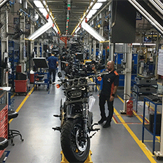 A produção de motocicletas em maio foi a melhor para o mês desde 2012