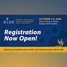 Registration Is Open for RISE® 2024 – Research, Innovation & Science for Engineered Fabrics