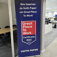Voith acaba de ser reconhecida com a certificação GPTW