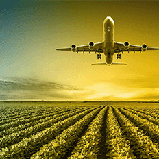 A implementação gradual de combustíveis sustentáveis de aviação 