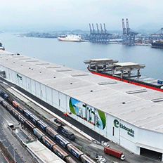 Eldorado Brasil Celulose comemora o primeiro ano de operações no terminal portuário Eldorado Brasil Logística 