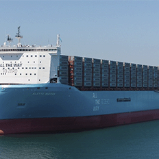 Maersk recebe o seu quinto navio movido a metanol