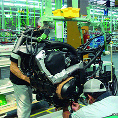 Ritmo de produção das fabricantes de motocicletas instaladas no Polo Industrial de Manaus segue em alta