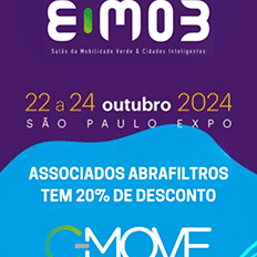 ABRAFILTROS participará com apoio institucional do E-Mob – Salão da Mobilidade Verde & Cidades Inteligentes  