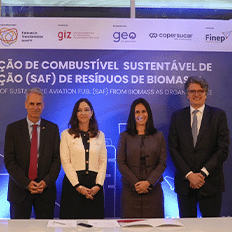 Parceria para o desenvolvimento da primeira planta no Brasil para produção de combustível de aviação sustentável