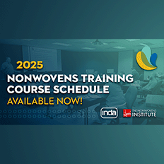INDA and NWI Announce 2025 Short Course Lineup for Nonwovens Industry Professionals