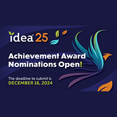 INDA está aceitando indicações para o 2025 IDEA® Achievement Awards