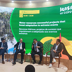 Itaipu Binacional inicia o dia de debates na programação do Pavilhão Brasil na COP29