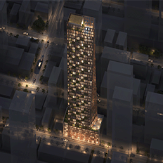 Edifício árvore traz água filtrada de alta qualidade e ar mais puro aos moradores