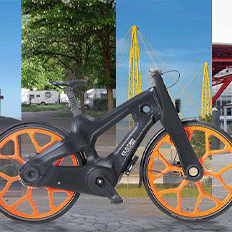 Bicicleta de plástico reciclado é composta por mais de 50% de plásticos descartados nos oceanos