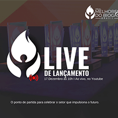 Live de lançamento do prêmio Melhores do Biogás Brasil do Fórum Sul Brasileiro de Biogás e Biometano