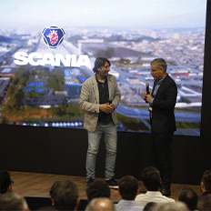Necta Gás Natural e a Scania uniram forças para promover o evento Scania Day: Rumo à Descarbonização