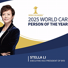 Vice-Presidente da BYD foi eleita pela World Car Awards como a Personalidade Mundial do Ano no setor automotivo 2025