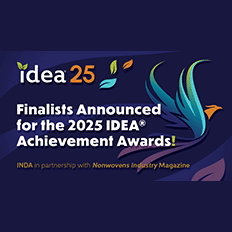 INDA and Nonwovens Industry Magazine Announce the Finalists for the 2025 IDEA® Achievement Awards