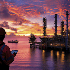 A tecnologia tem sido utilizada no segmento de óleo e gás de maneira reativa para inspeções manuais e ações corretivas