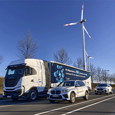 BMW Group adquire dois caminhões movidos a células de combustível de hidrogênio com zero emissões 