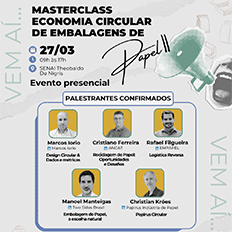 O portal Conecta Verde realizará a Masterclass Economia Circular de Embalagens de Papel II