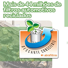 Descarte Consciente Abrafiltros já reciclou 44.917.587 filtros até dezembro de 2024 