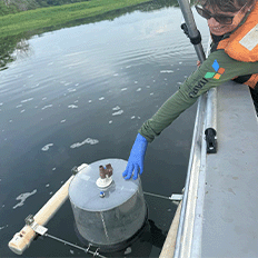 Itaipu promove coleta no reservatório para analisar as emissões de gases de efeito estufa e sua relação com a biodiversidade