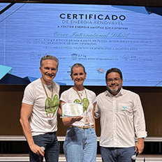 COREE International School aacaba de receber o Certificado de Energia Renovável