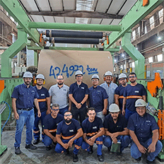 Voith Paper contribuiu para uma marca expressiva alcançada pela Novacki em fevereiro de 2025