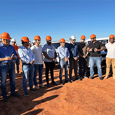 Foram iniciadas as obras civis que inauguram a segunda fase de construção da nova planta de etanol