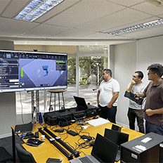 Voith Paper conclui treinamento interno para capacitar sua equipe no uso de um novo scanner 3D de alta tecnologia