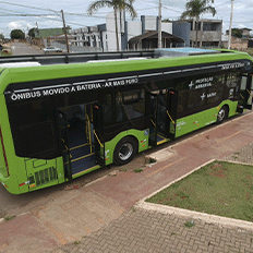 Cidade de Águas Lindas de Goiás inicia os testes com um ônibus 100% elétrico da BYD