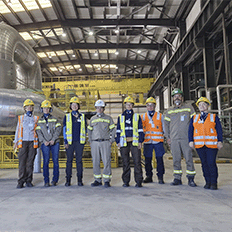 Equipe do Projeto Circularidade Mineral realiza visita técnica à Usina Termelétrica Pampa Sul e à Seival Sul Mineração