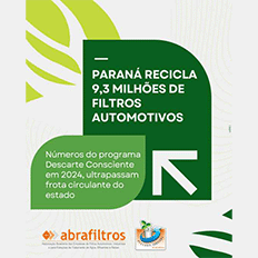 Programa Descarte Consciente Abrafiltros já reciclou 9.277.203 filtros usados do óleo lubrificante automotivo