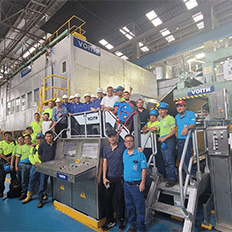 Voith Paper conclui um importante projeto de reforma na PM2 da Panasa no Equador