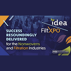 IDEA®25 e FiltXPO™ 2025 proporcionam sucesso retumbante para as indústrias de não tecidos e filtragem